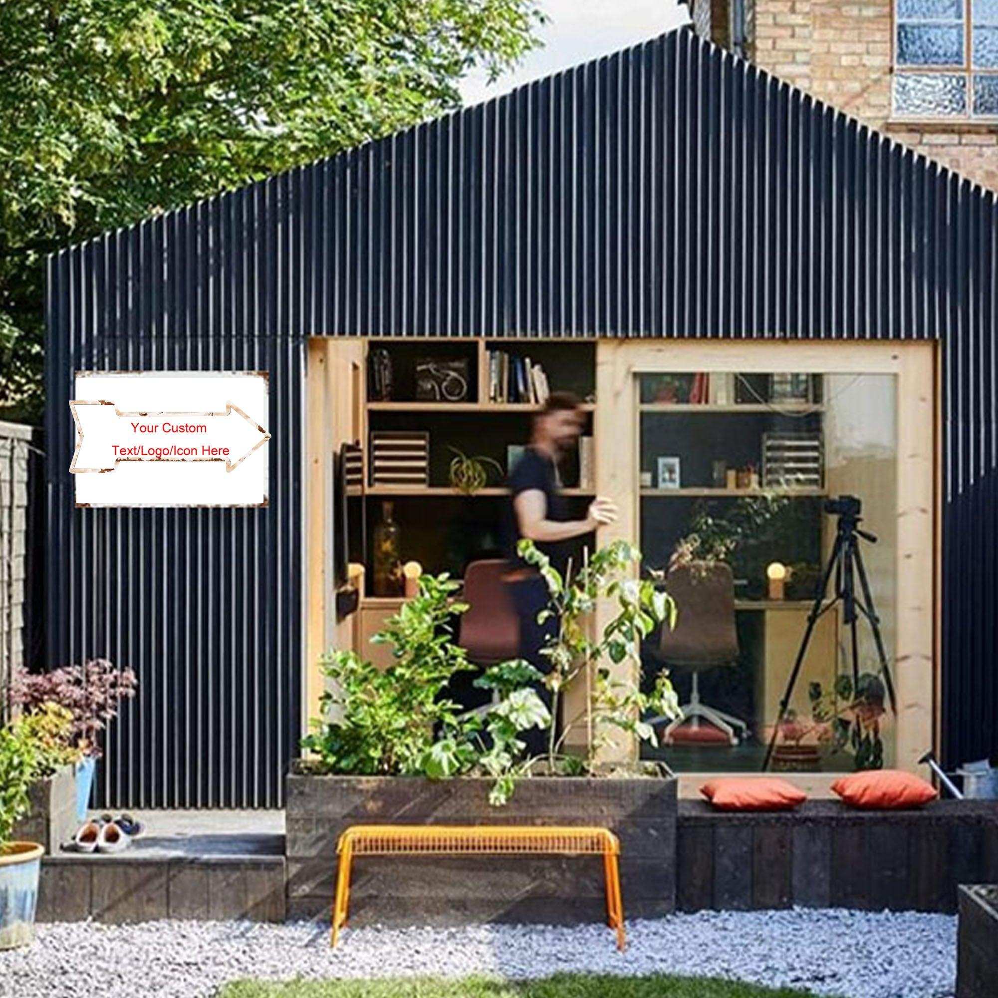 Custom Arrow 45x16CM/18x6.4 inch Metal Tin Sign With Your Own Image/logo/Text - CustomizeFactory