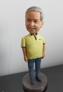 Custom Bobblehead, Custom Figures Personalized Figurine Customized Birthday Gifts for Boyfriend Husband Boss Office Coworker Valentines Day Gifts with Photos(1 Person)