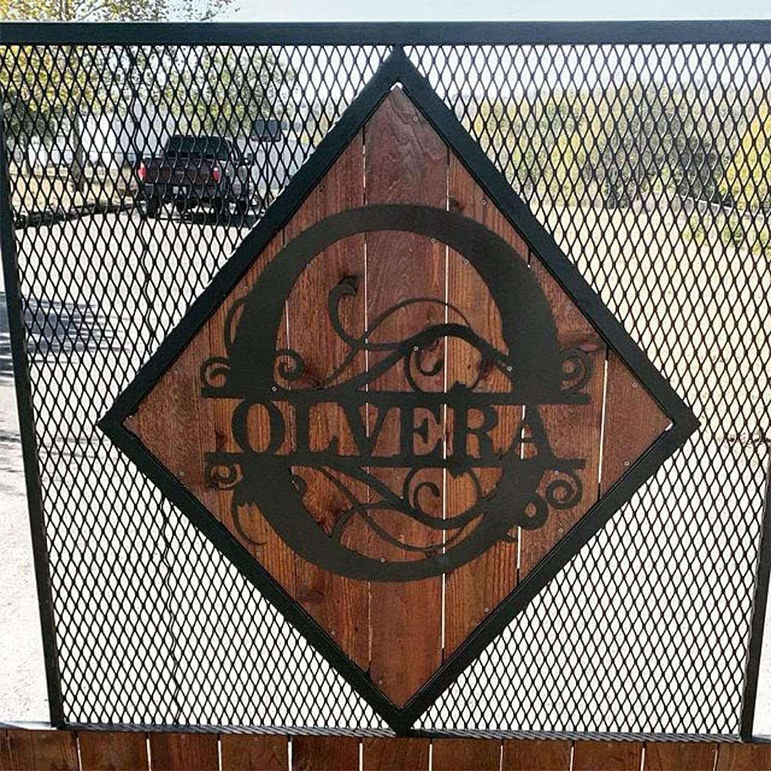 Personalized Metal Signs,Custom Pet Dog Metal Signs,Wall Decor,Personalized Family Name Sign, Metal Wall Art,Sign Door Hanger, Outdoor Metal Sign, Housewarming Gift