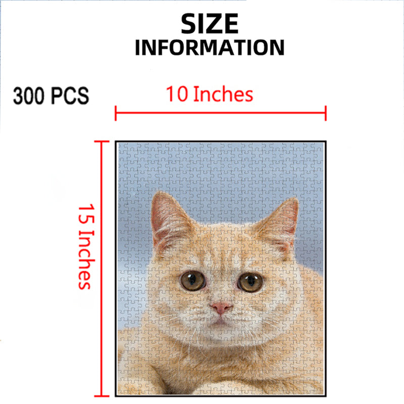Personalized Puzzles from Photos 1000/500/300 PCS, Custom Jigsaw Puzzles from Photos, Create a Puzzle from a Picture, Customized Puzzle for Couple, Family, Wedding, Pet, Birthday Gift