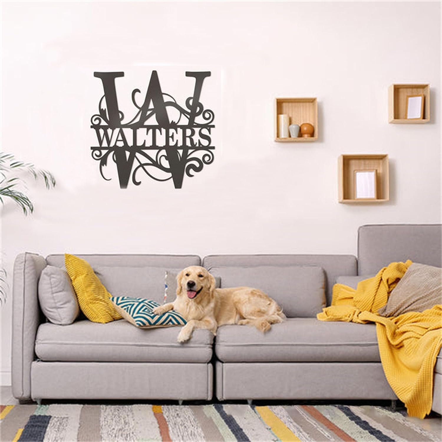 Personalized Metal Signs,Custom Pet Dog Metal Signs,Wall Decor,Personalized Family Name Sign, Metal Wall Art,Sign Door Hanger, Outdoor Metal Sign, Housewarming Gift