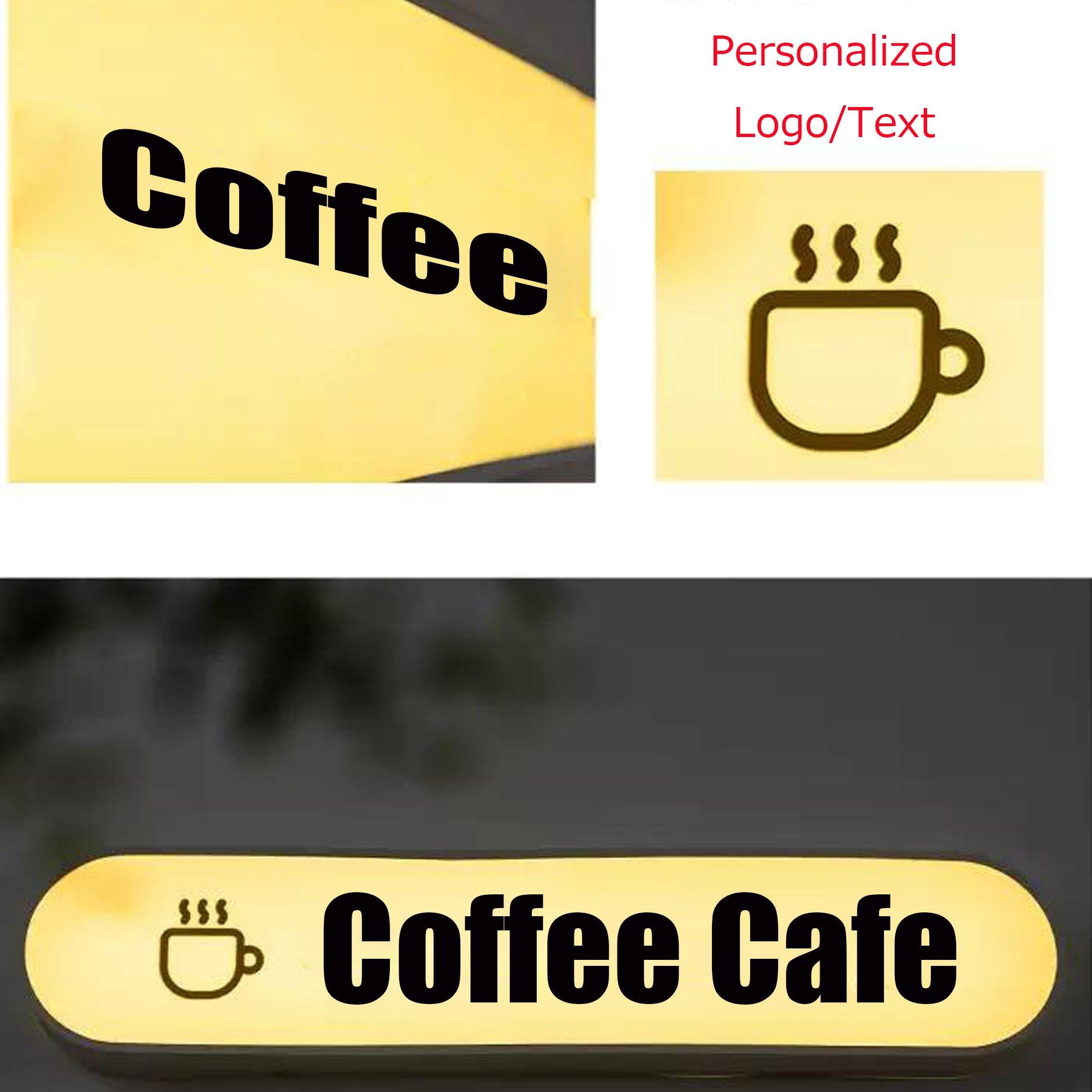 Personalized LED Light Logo Box,Custom LED Light Box for Shop Bar Cafe Room Decor Wall Home Aesthetic Bedroom Christmas Party Birthday Wedding Gifts Letter Logo Signs - CustomizeFactory