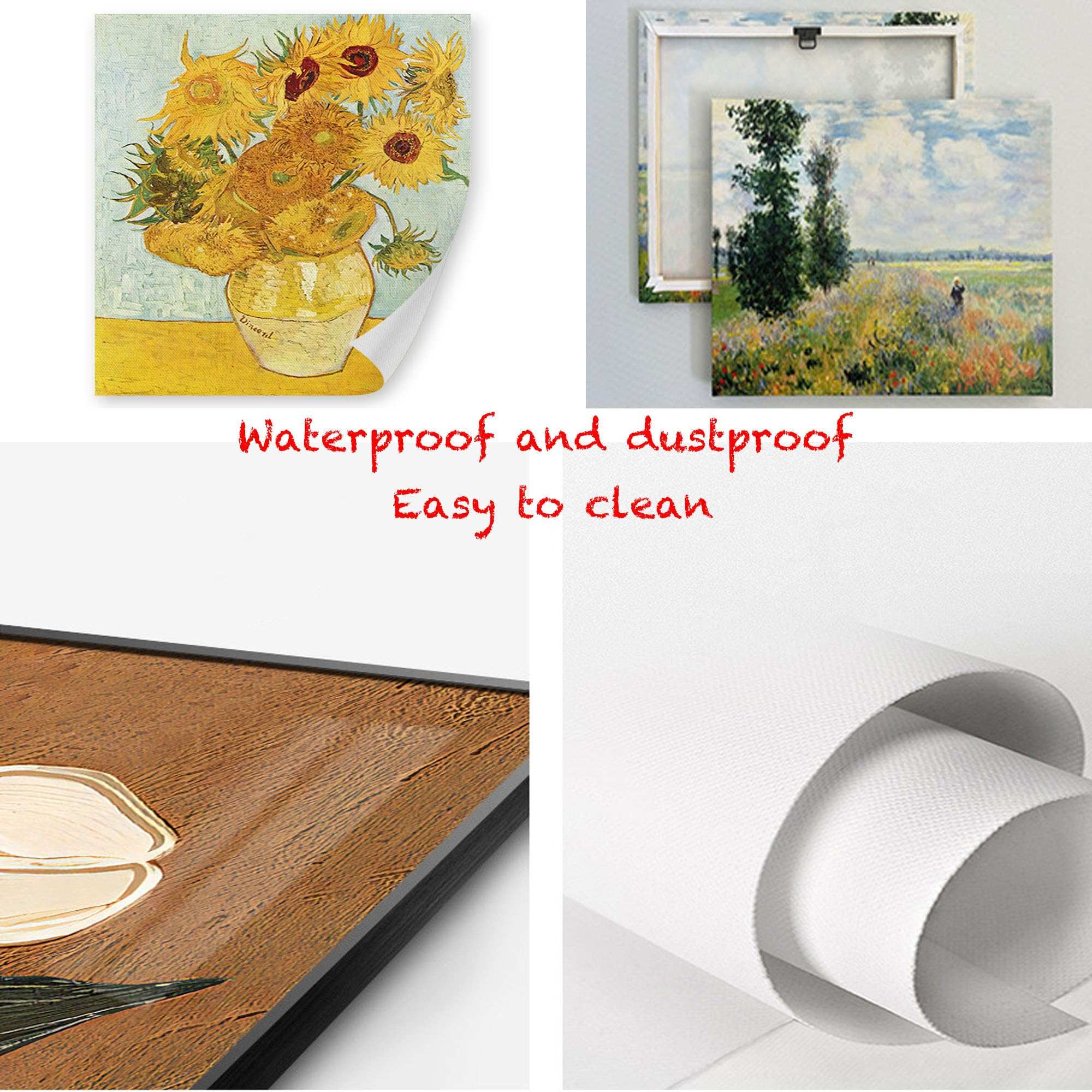 Handimake Personalized Custom Canvas Prints - Personalized Picture To Canvas Wall Art -Transform Your Photos into Wall Art Digitally Printed Photo To Canvas Ideal for Home Decor Gifts Floating Frames Available