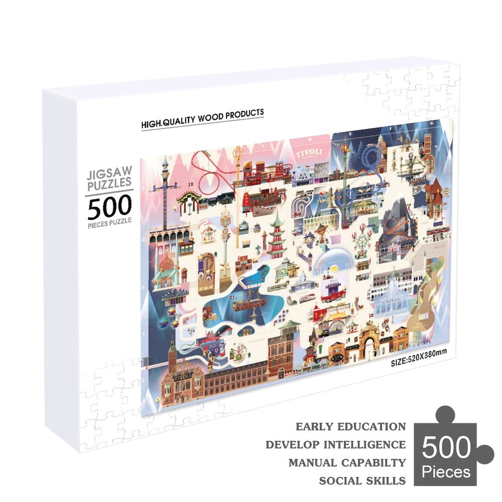 Wooden Picture Puzzle 173木质拼图500p
