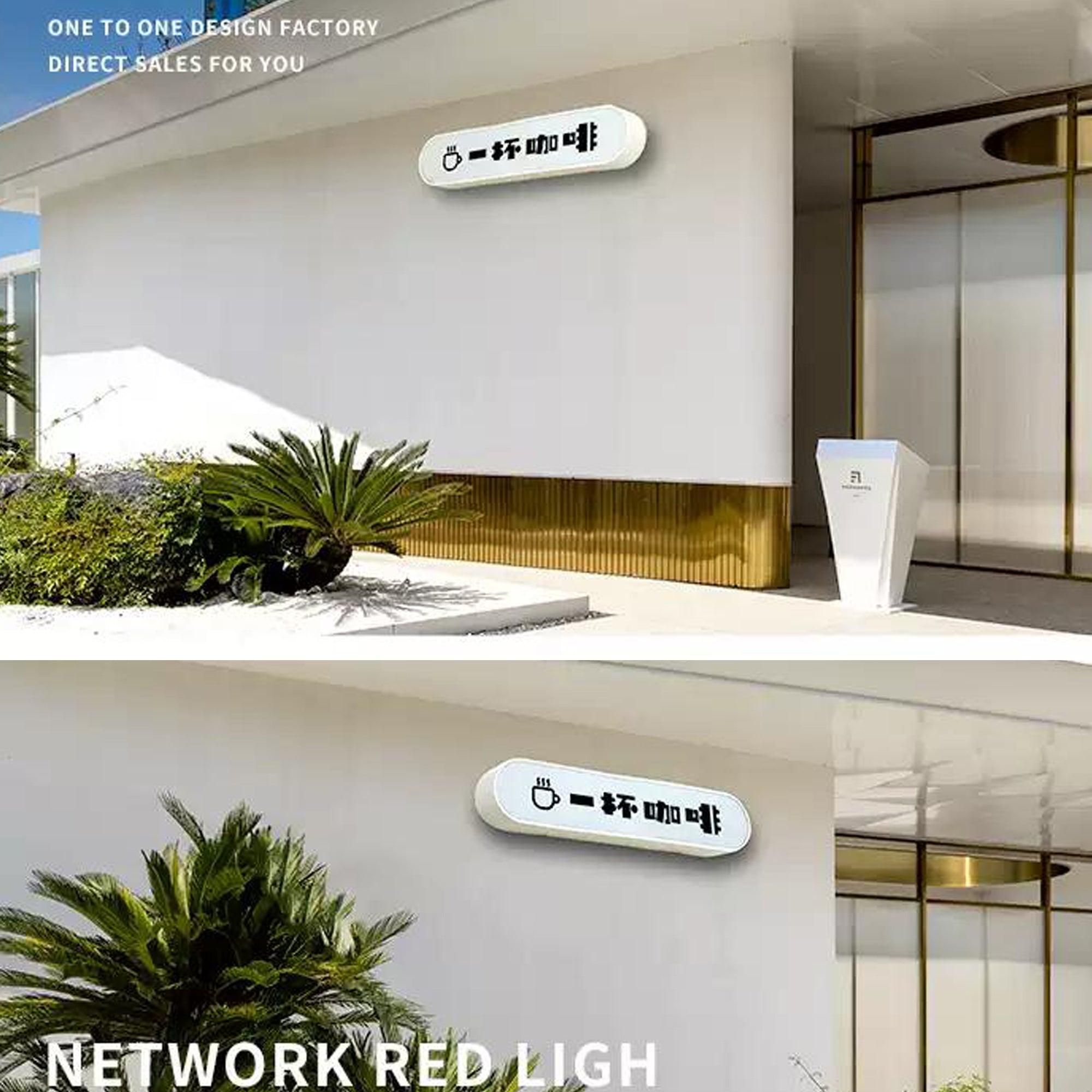 Personalized LED Light Logo Box,Custom LED Light Box for Shop Bar Cafe Room Decor Wall Home Aesthetic Bedroom Christmas Party Birthday Wedding Gifts Letter Logo Signs - CustomizeFactory