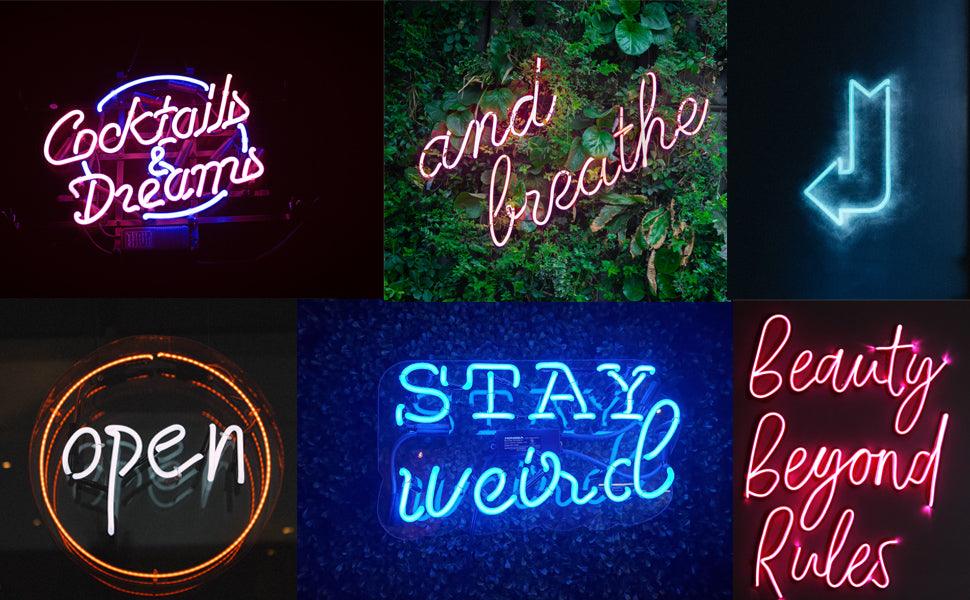 Custom Neon Sign customizable Custom LED sign Personalized custom neon signs for wall decor Bedroom Living Room Birthday Wedding Party Bar Salon ,Girlfrend Gift Customize Your Own Design - CustomizeFactory