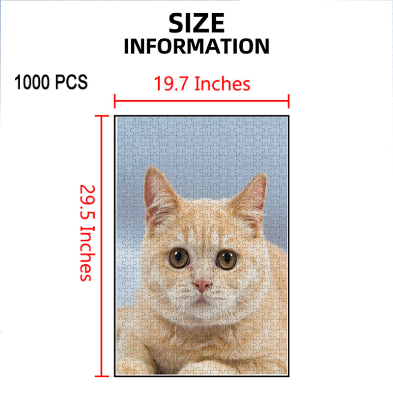 Personalized Puzzles from Photos 1000/500/300 PCS, Custom Jigsaw Puzzles from Photos, Create a Puzzle from a Picture, Customized Puzzle for Couple, Family, Wedding, Pet, Birthday Gift