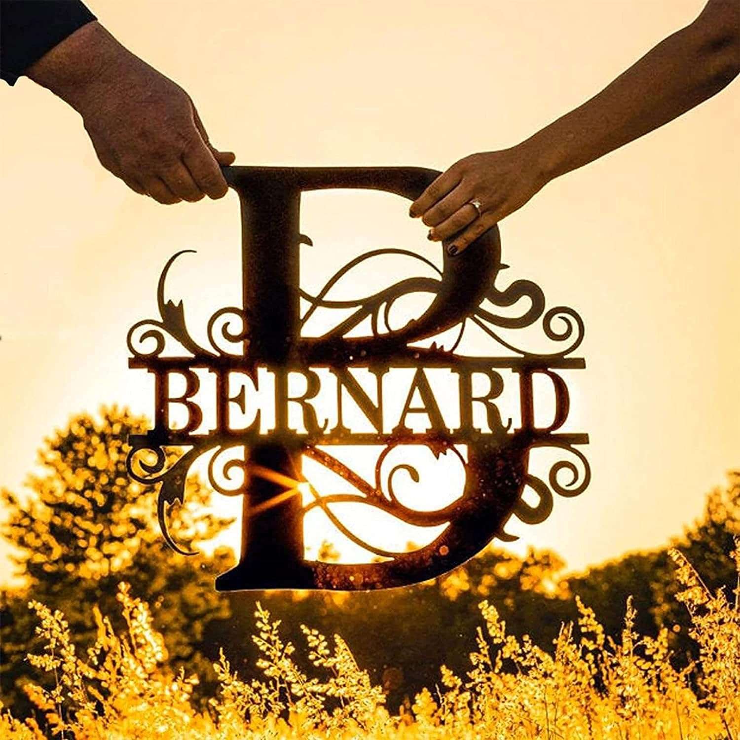 Personalized Metal Signs,Custom Pet Dog Metal Signs,Wall Decor,Personalized Family Name Sign, Metal Wall Art,Sign Door Hanger, Outdoor Metal Sign, Housewarming Gift