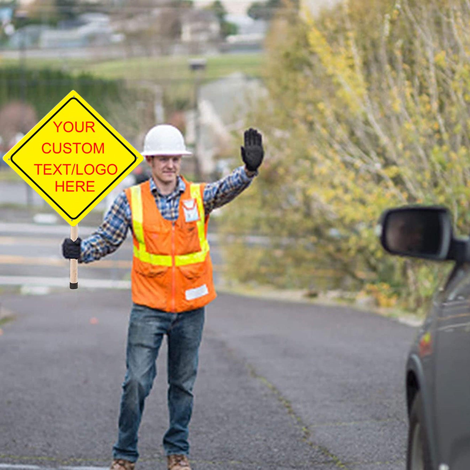 Custom Tin Sign With Your Own Image/logo/Text-Diamond-shape-20x20cm/8x8 inch - CustomizeFactory