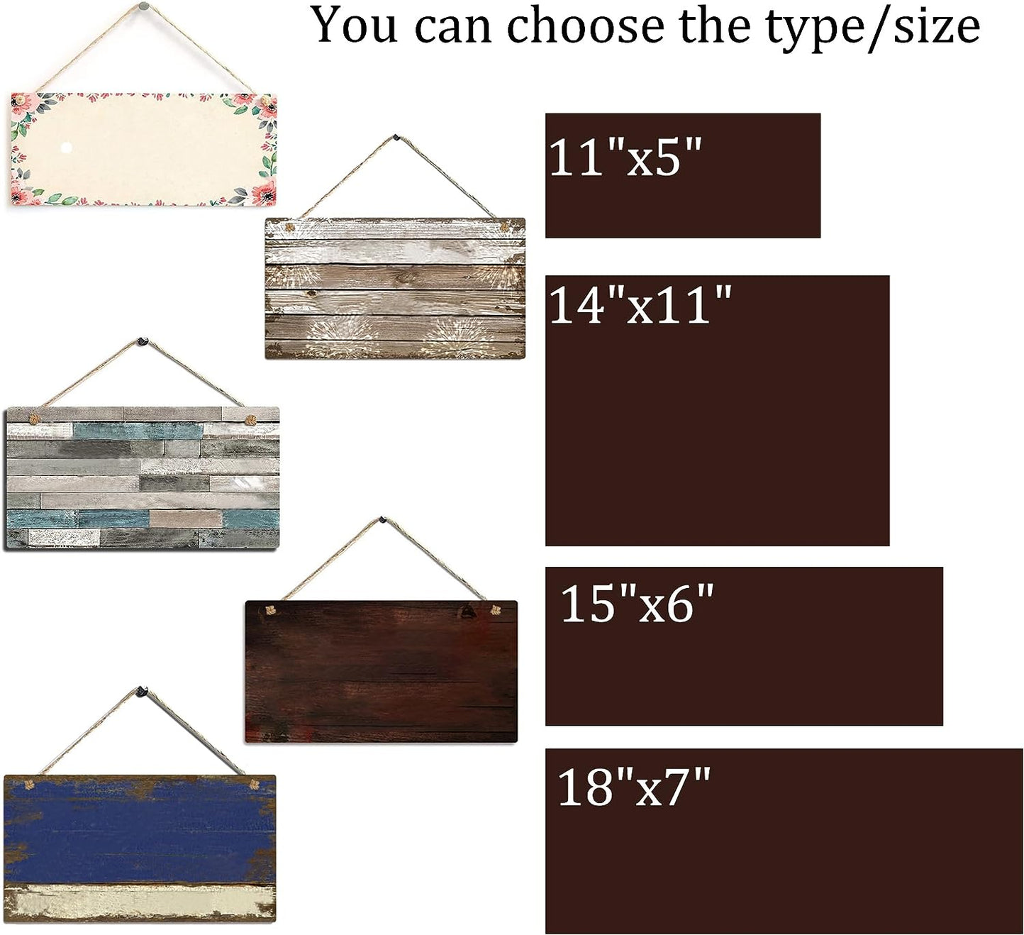 Wooden Door Signs Custom Decorative Hanging Signs, Farmhouse Decor Sign Retro Decorative Wooden Signs Craft Wooden Paintings Wall Decorations Home Creative Wooden Crafts