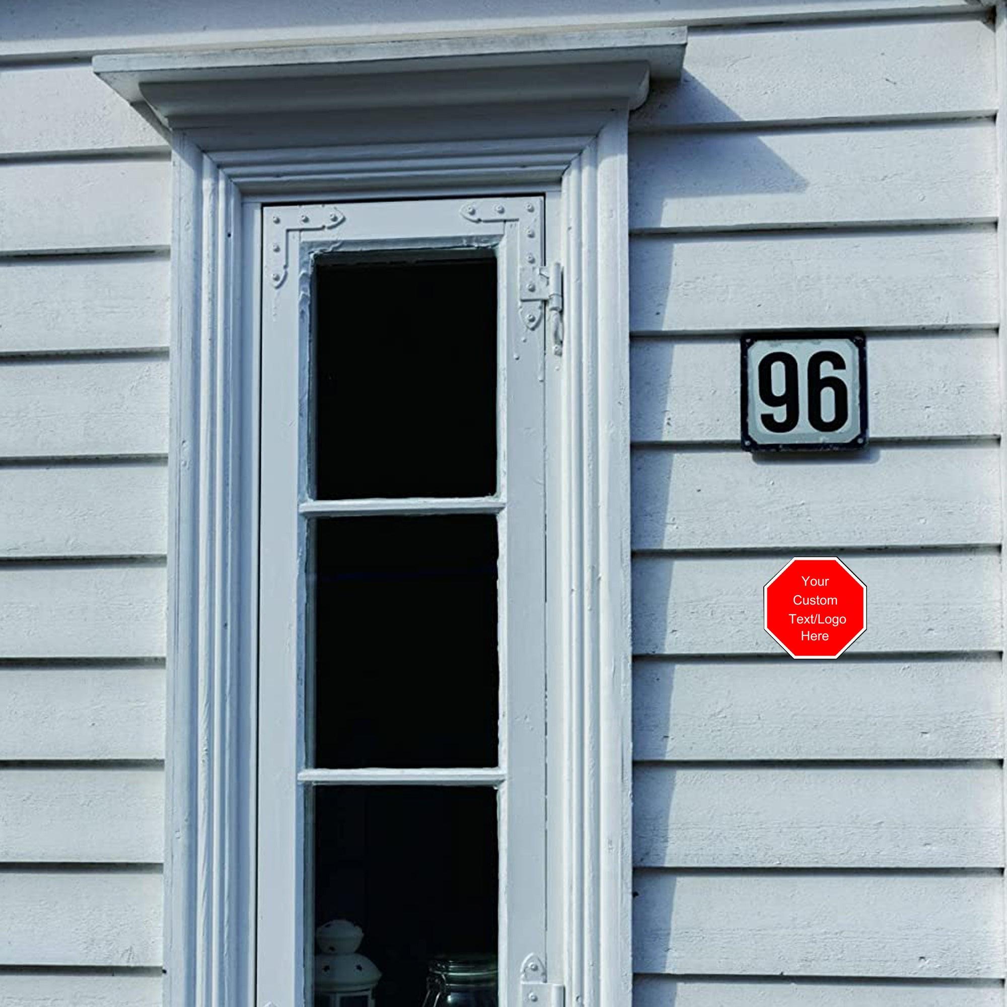 Custom Tin Sign With Your Own Image/logo/Text-Octagon 30x30CM/12x12 inch - CustomizeFactory