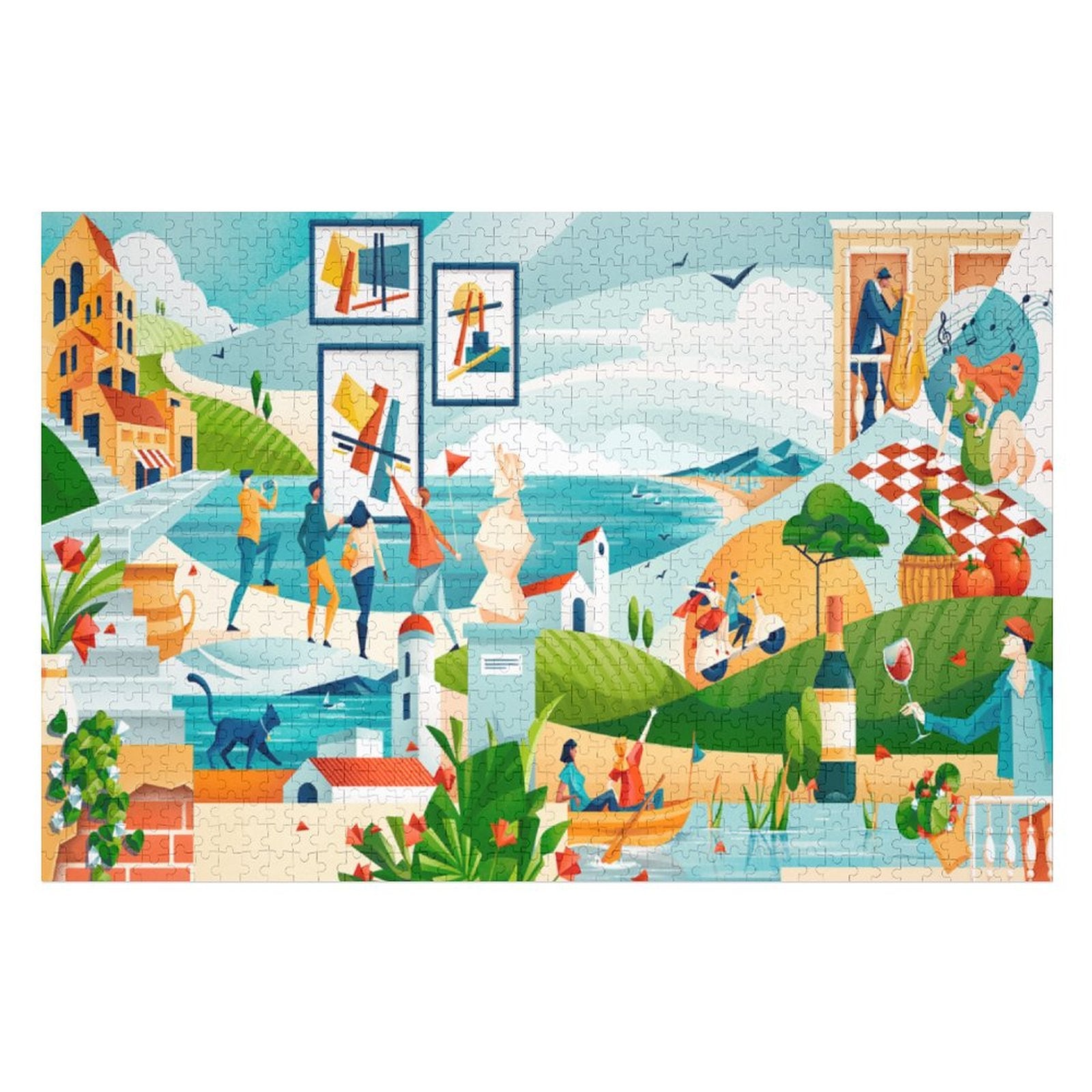 Wooden Picture Puzzle 173木质拼图500p