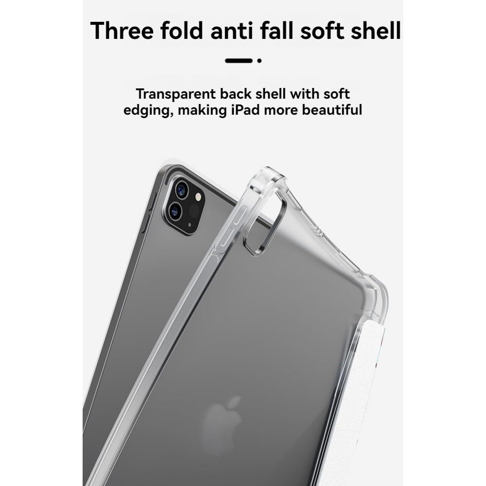 Handimake Customized iPad Protective case, Personalized Photo/Text iPad Soft Leather Rotating Three fold Book Cover, Photo Protective Cover for All iPad Models