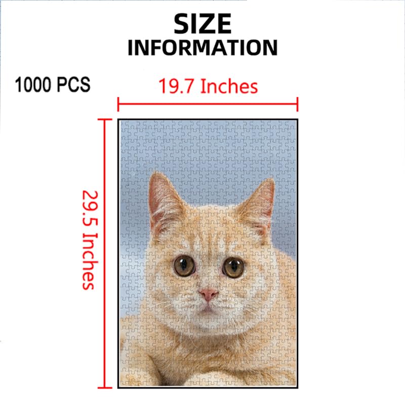 Handimake Personalized Puzzles from Photos 1000/500/300 PCS, Custom Jigsaw Puzzles from Photos, Create a Puzzle from a Picture, Customized Puzzle for Couple, Family, Wedding, Pet, Birthday Gift