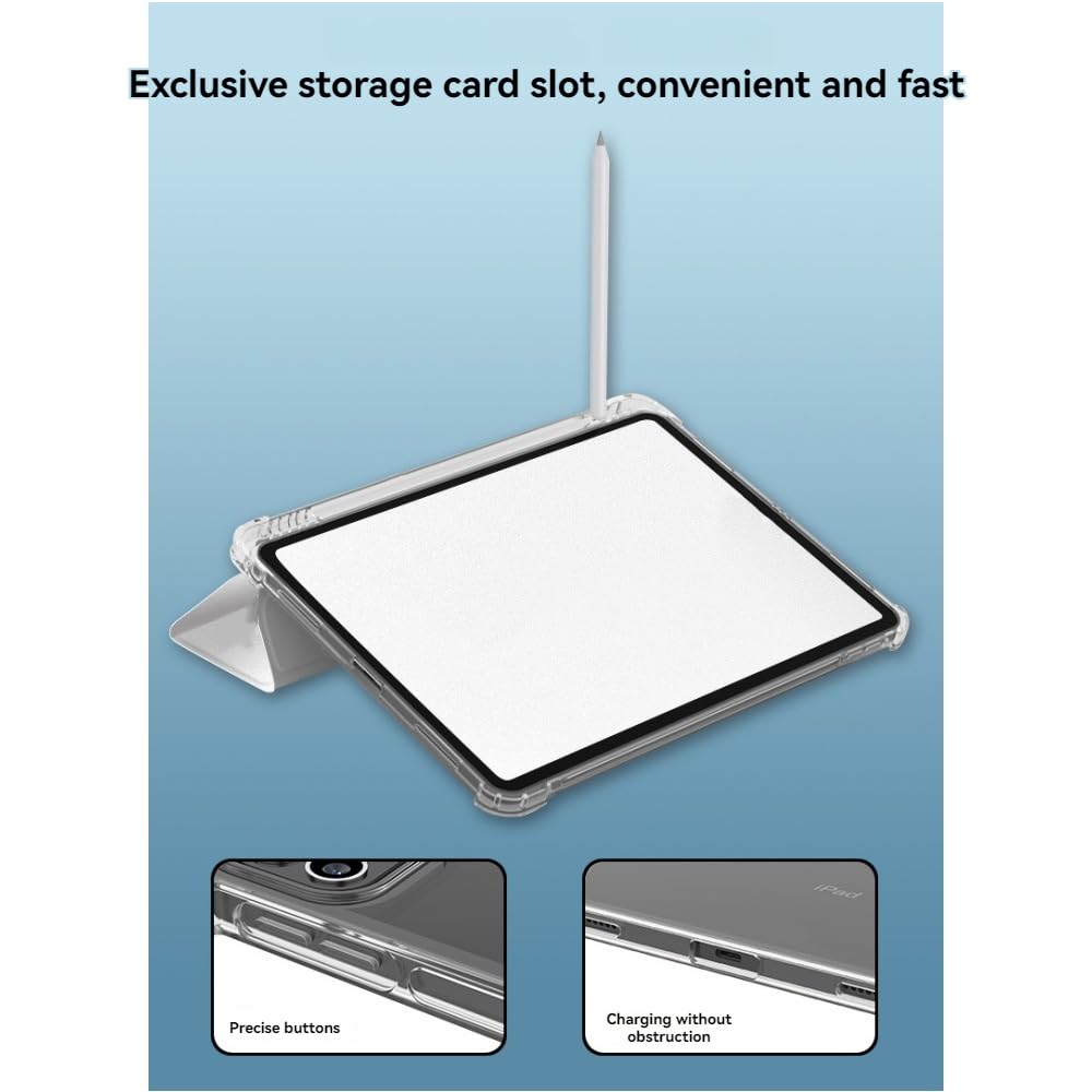 Handimake Customized iPad Protective case, Personalized Photo/Text iPad Soft Leather Rotating Three fold Book Cover, Photo Protective Cover for All iPad Models