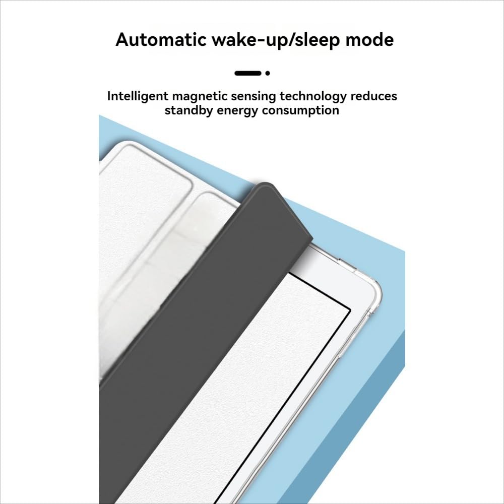 Handimake Customized iPad Protective case, Personalized Photo/Text iPad Soft Leather Rotating Three fold Book Cover, Photo Protective Cover for All iPad Models