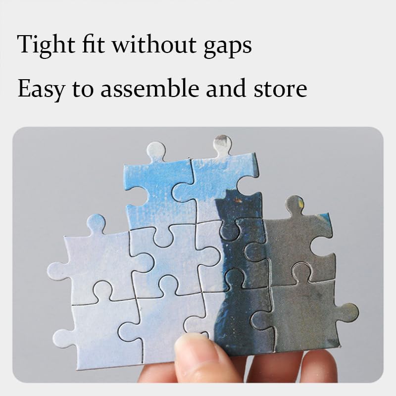 Handimake Personalized Puzzles from Photos 1000/500/300 PCS, Custom Jigsaw Puzzles from Photos, Create a Puzzle from a Picture, Customized Puzzle for Couple, Family, Wedding, Pet, Birthday Gift