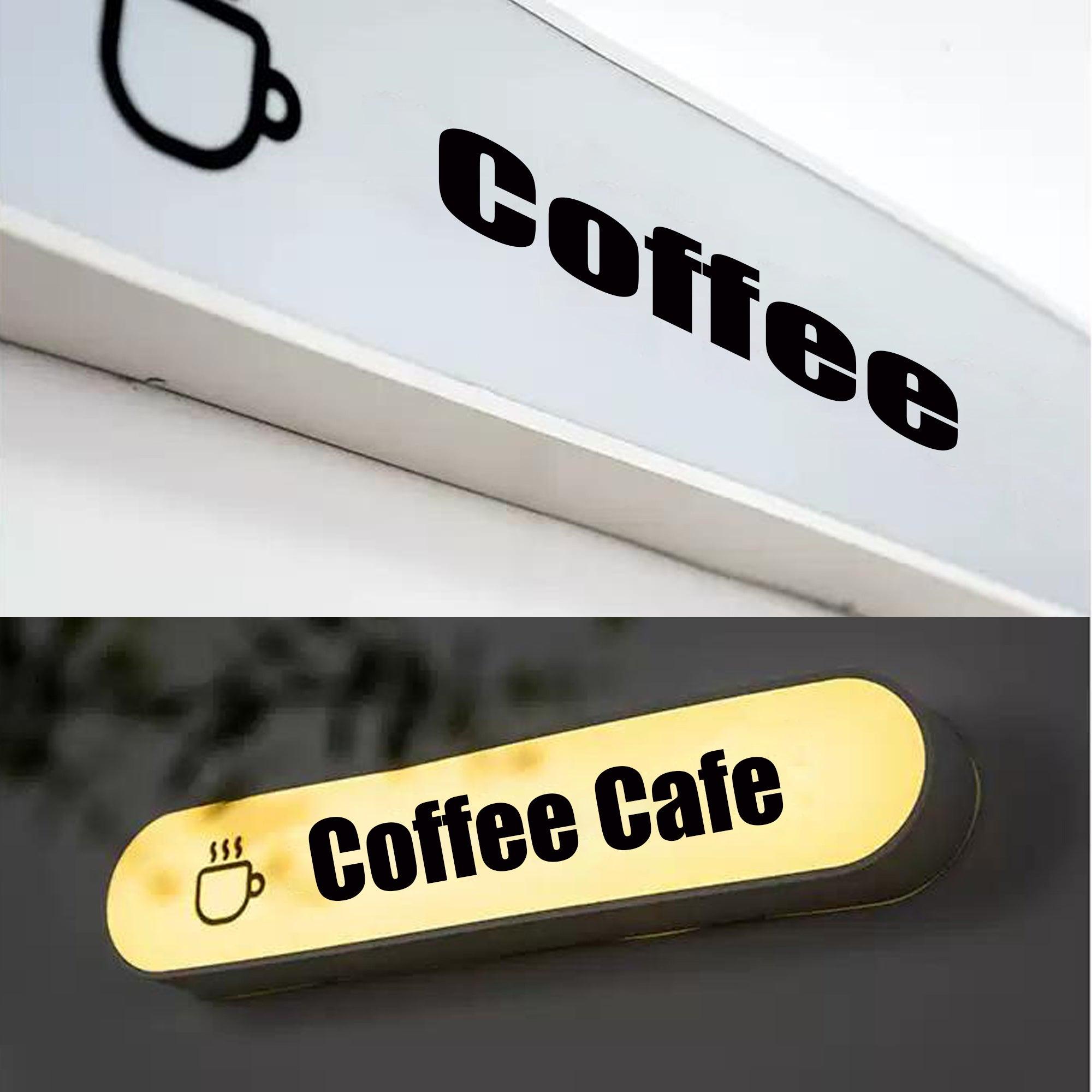 Personalized LED Light Logo Box,Custom LED Light Box for Shop Bar Cafe Room Decor Wall Home Aesthetic Bedroom Christmas Party Birthday Wedding Gifts Letter Logo Signs - CustomizeFactory