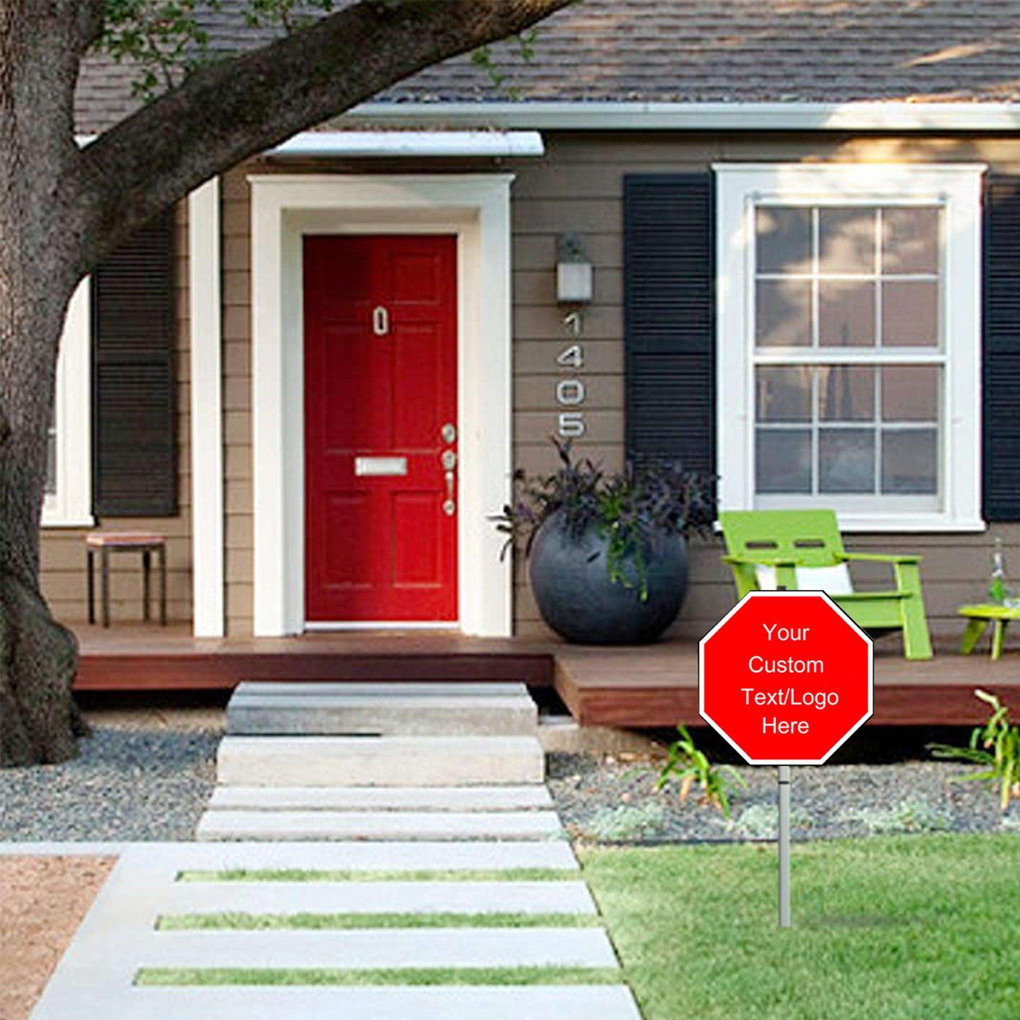 Custom Tin Sign With Your Own Image/logo/Text-Octagon 30x30CM/12x12 inch - CustomizeFactory