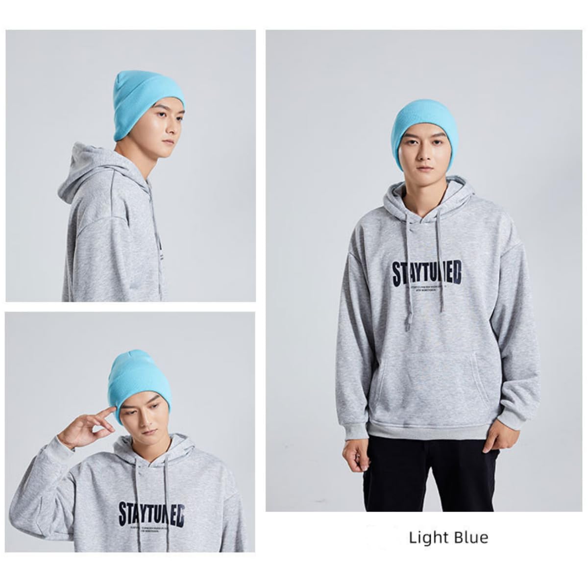 Handimake Customized Embroidered Knitted Hat, Personalized Embroidered Logo, Textual Knitted Hat, Versatile Cold Resistant Autumn/Winter Hat Multicolor