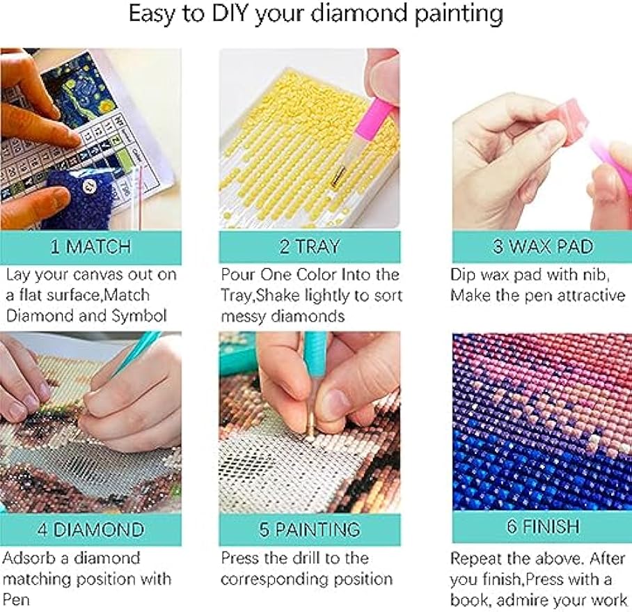 Handimake Custom Diamond Painting Kits for Adults 5D DIY Personalized Diamond Art Photo Custom Your Own Picture, Diamond Painting Pictures Kits,Customized Rhinestone Painting As Gift (43.3x43.3inch/110x110cm)