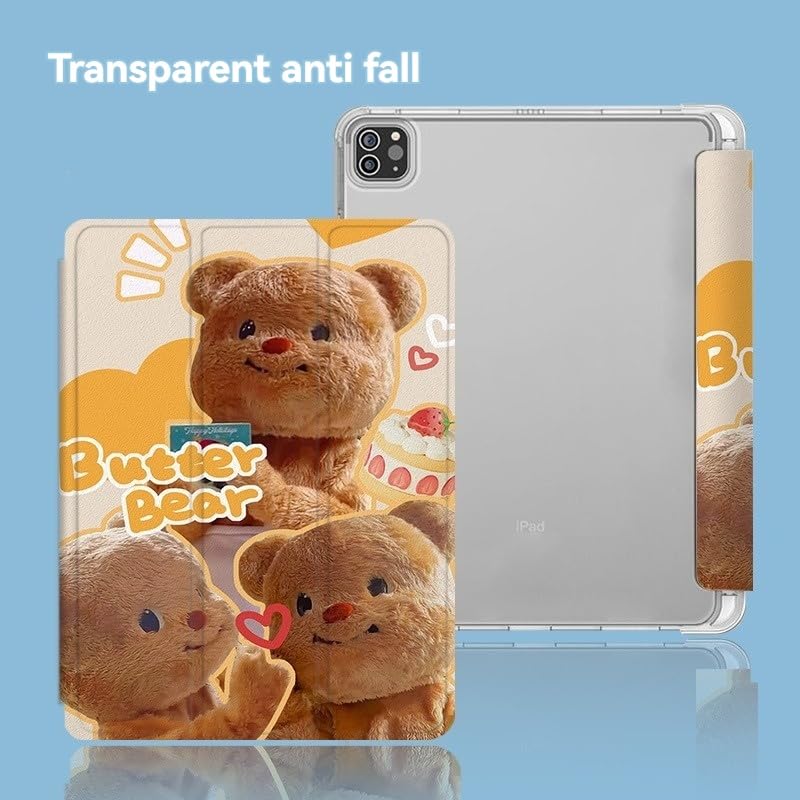 Handimake Customized iPad Protective case, Personalized Photo/Text iPad Soft Leather Rotating Three fold Book Cover, Photo Protective Cover for All iPad Models