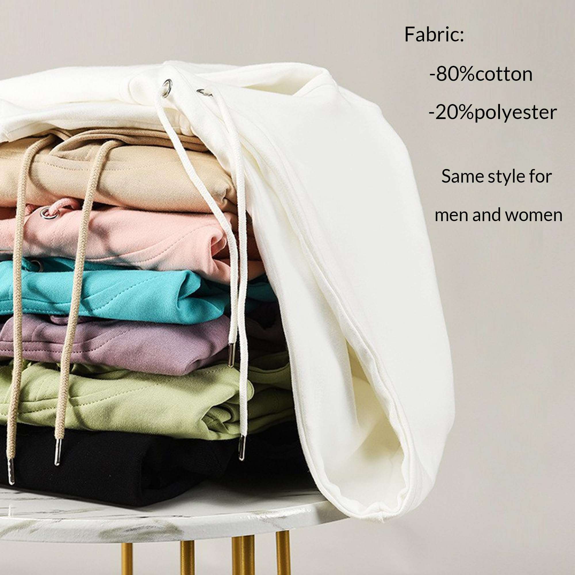 Handimake Unisex Design Your Own Hoodie-Custom Hoodies Team Sweatshirts-Add Your Own Text/Logo/Picture/Anythings Design Personalized Front & Back Sweatshirt Hoodie-Gift for Couple Lovers Husband Boyfriend