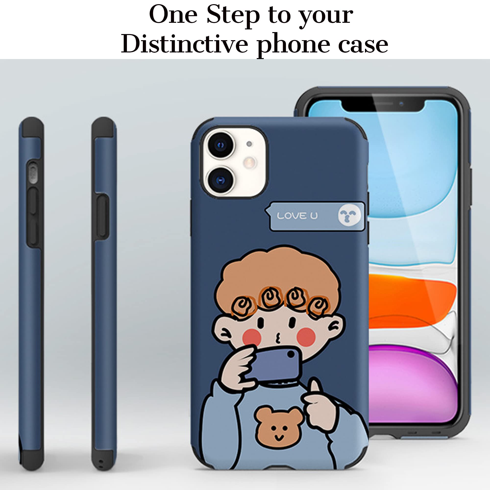 Handimake Custom Phone Case Cover Personalized Picture Design Your Own Customized Photo Compatible with Apple iPhone 14 13/13 Pro/ 13 Pro Max /12/12 Pro Max/11/11 Pro/ 11 Pro Max/Xs/Xs Max/Xr/7/8 Plus