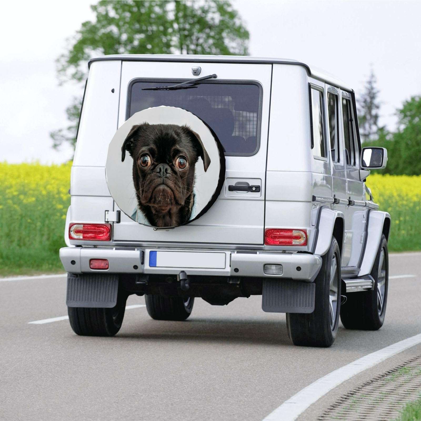 Handimake Customized Car Tire Protection Cover, Personalized Picture/Text/Logo Waterproof Spare Tire Cover, Suitable for Trailer Truck, SUV, and All Vehicle