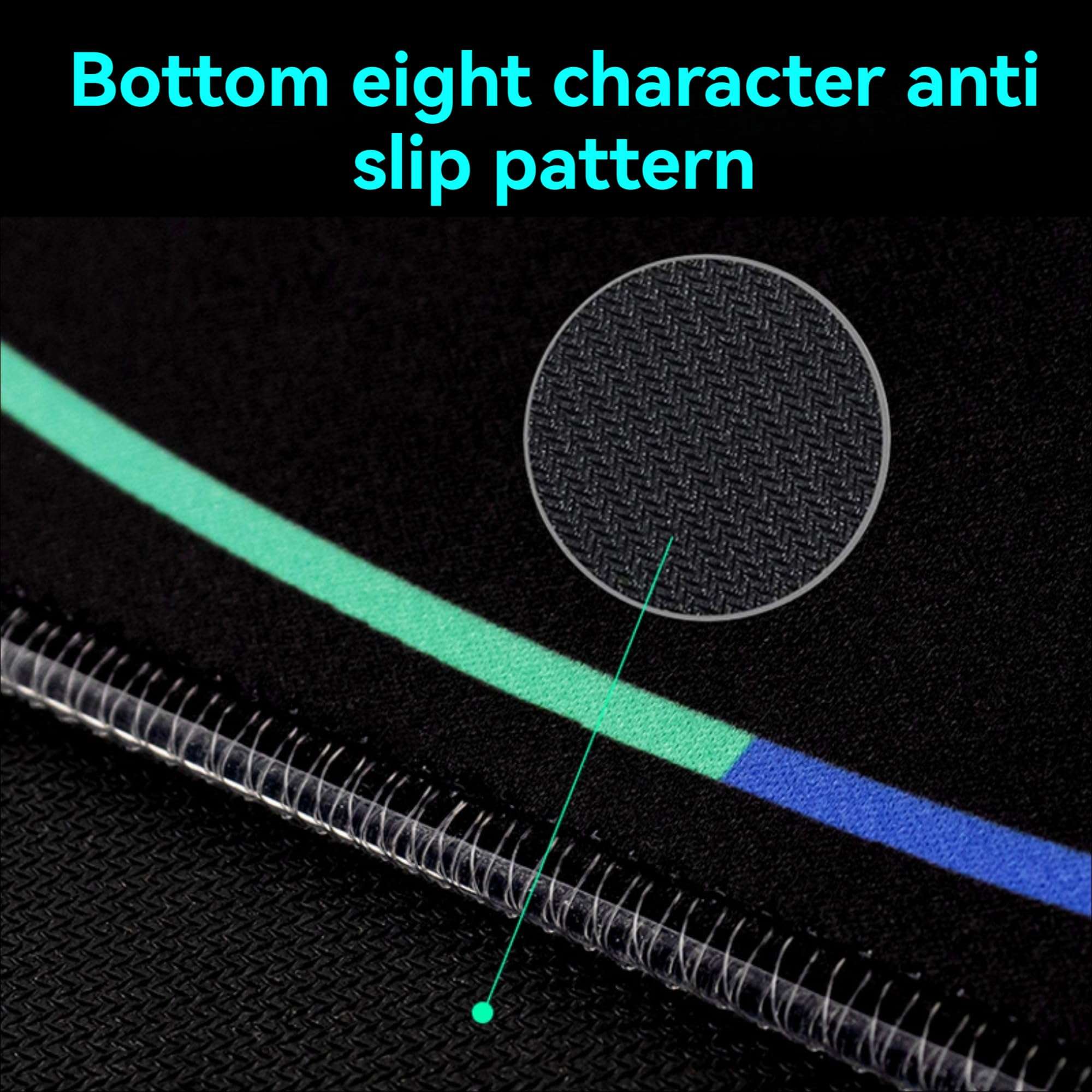 Handimake  Customized Colorful Luminous Mouse Pad, Personalized RGB Colorful LED Gaming Mouse Pad