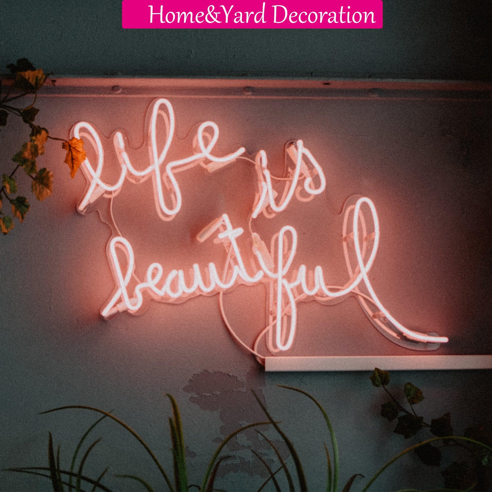 Custom Neon Signs,Personalized Large LED Neon Signs for Wall Decor Bedroom Wedding Birthday Gift Party Bar Shop Logo Decorations Personalized Name Neon Lights Hallweem Decor - CustomizeFactory